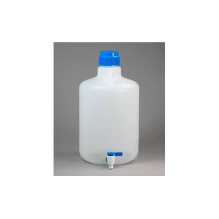 Bel-Art Bel-Art Autoclavable Polypropylene Carboy with Spigot, 20 Liters 5.3 Gallons 118460050